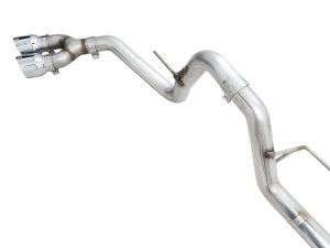 Ford F-150 Performance Exhaust - Rear - AWE Tuning - 0FG Dual Side Exit - Chrome Silver - `21-`27